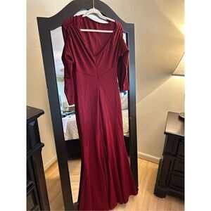 New Formal Gown Cocktail Dress M Red Maxi